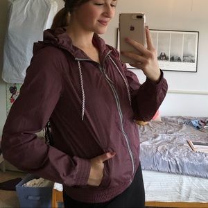 Maroon Zumiez Windbreaker